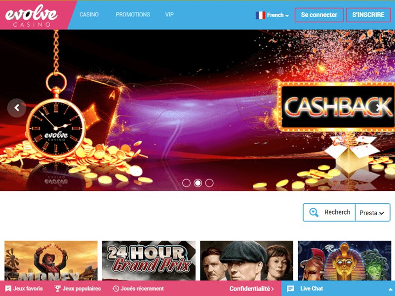 Évolution de L’Expérience de Jeu au Evolve Casino en Ligne France